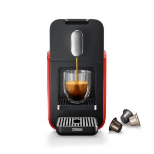 Espressor 1450 W, "Brava", Glossy Red - Cremesso