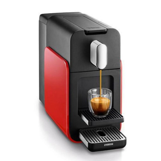 Espressor 1450 W, "Brava", Glossy Red - Cremesso