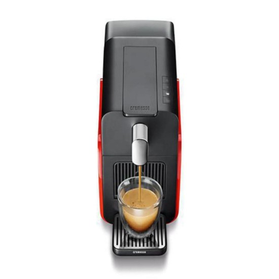 Espressor 1450 W, "Brava", Glossy Red - Cremesso
