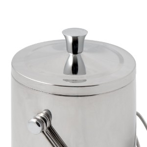 Galetusa pentru gheata, cu maner, 1 L, inox