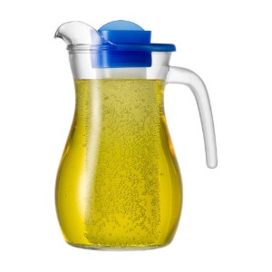 Carafa cu compartiment racire, sticla, 1500ml, "Venezia" - Borgonovo
