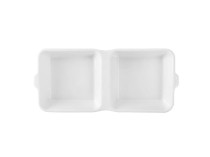 Platou burger, portelan, 31x14cm, "Gastronomi" - Porland