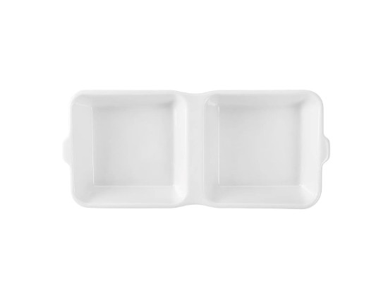Platou burger, portelan, 31x14cm, "Gastronomi" - Porland