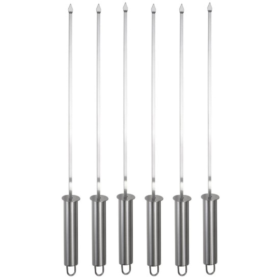 Set 24 piese pentru gratar, inox  - Zokura