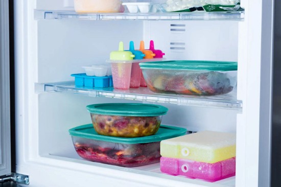 Caserola dreptunghiulara, cu capac, sticla termorezistenta, 28x20cm/2,5L, "Cook&Store", Blue - Pyrex