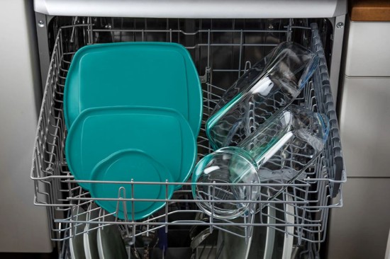 Caserola dreptunghiulara, cu capac, sticla termorezistenta, 28x20cm/2,5L, "Cook&Store", Blue - Pyrex