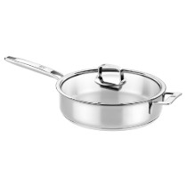 Tigaie saute cu capac, inox, 28 cm, "Signature" - BRA
