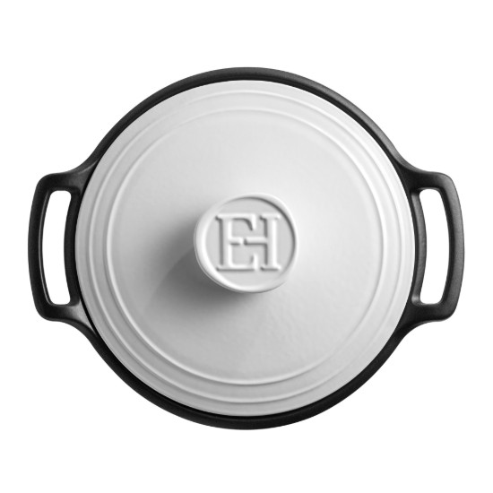 Oala Cocotte ceramica, 28,5cm/4L, "Sublime +", White&Slate - Emile Henry