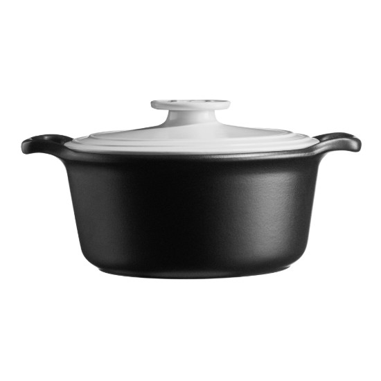 Oala Cocotte ceramica, 28,5cm/4L, "Sublime +", White&Slate - Emile Henry