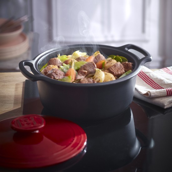 Oala Cocotte ceramica, 33cm/6,5L, "Sublime +", Burgundy - Emile Henry