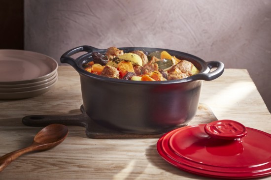 Oala Cocotte ceramica, 33cm/6,5L, "Sublime +", Burgundy - Emile Henry