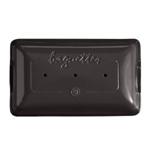 Tava baghete, ceramica, 39,5x23,5cm/3,7L, Charcoal - Emile Henry
