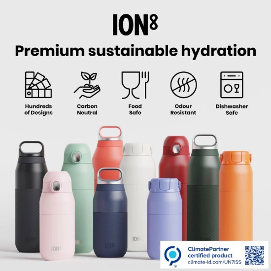 Sticla apa ROAM, inox, 320ml, Blossom - Ion8