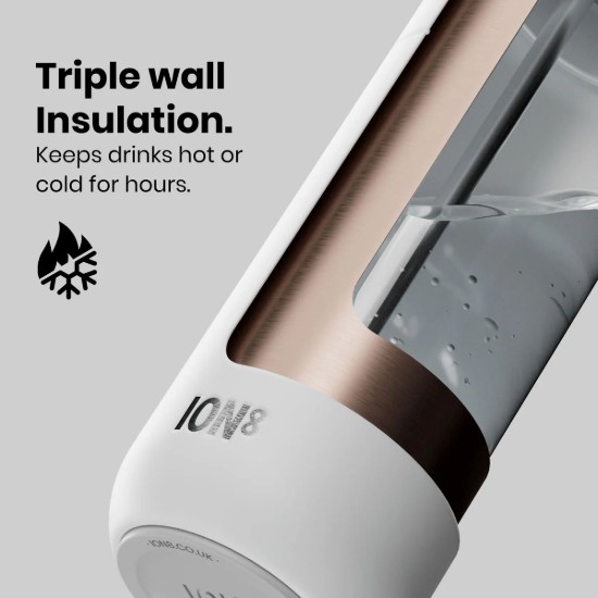 Sticla apa ROAM, inox, 485ml, Red Fire - Ion8