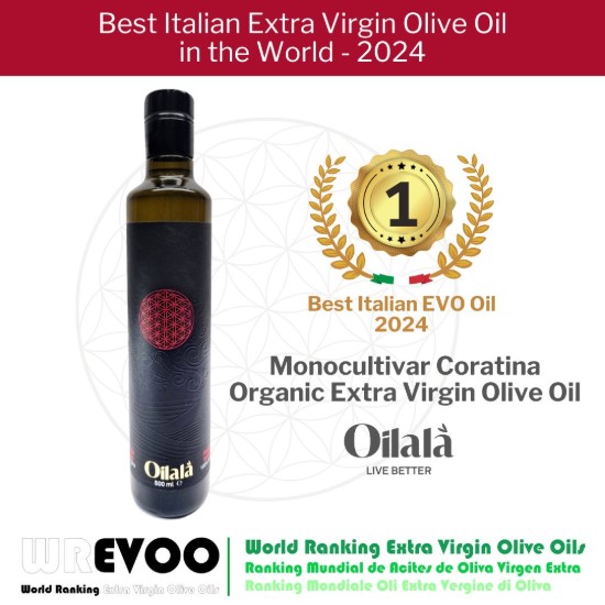 Ulei de masline extravirgin organic Monovarietal Coratina 250 ml ℮, Oilalá