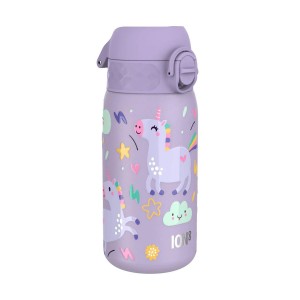 Sticla apa pentru copii, inox, 400ml, Periwinkle, Unicorns - Ion8