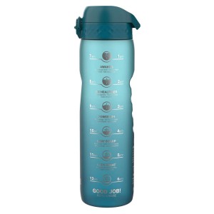Sticla apa Times To Drink, recyclon, 1L, Teal&Blue - Ion8