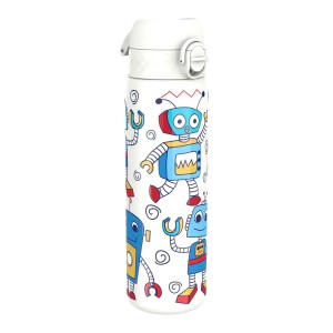 Sticla apa pentru copii Slim, inox, 600ml, Robots - Ion8