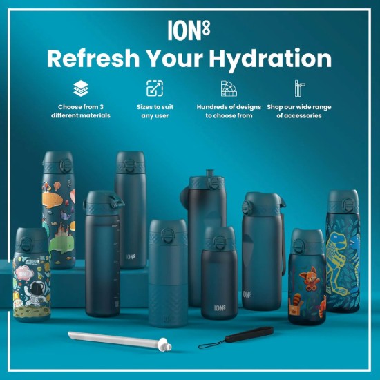 Sticla apa, inox, 1,2L, Deep Teal - Ion8