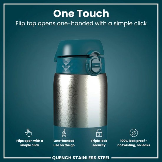 Sticla apa, inox, 920ml, Deep Teal - Ion8