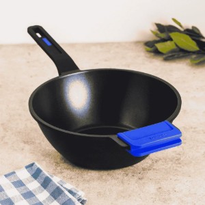 Tigaie wok, aluminiu, 28cm, "Solid Pro" - Monix