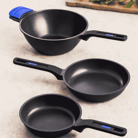 Tigaie wok, aluminiu, 28cm, "Solid Pro" - Monix