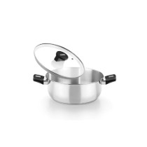Cratita inox, cu capac, 16cm/1,5L, "Elite" - Monix