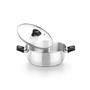Cratita inox, cu capac, 20cm/2,5L, "Elite" - Monix