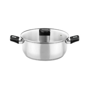 Cratita inox, cu capac, 26cm/5L, "Elite" - Monix