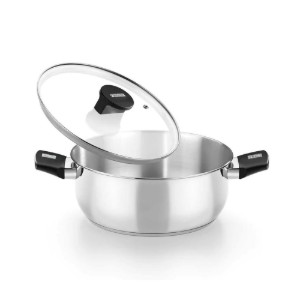 Cratita inox, cu capac, 26cm/5L, "Elite" - Monix