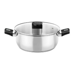 Cratita inox, cu capac, 30cm/7L, "Elite" - Monix