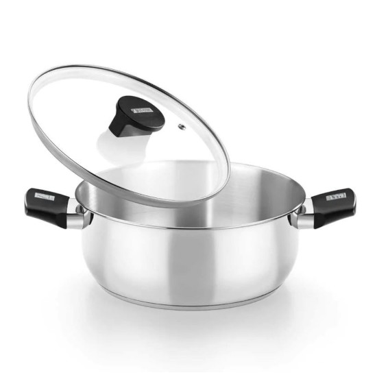 Cratita inox, cu capac, 30cm/7L, "Elite" - Monix