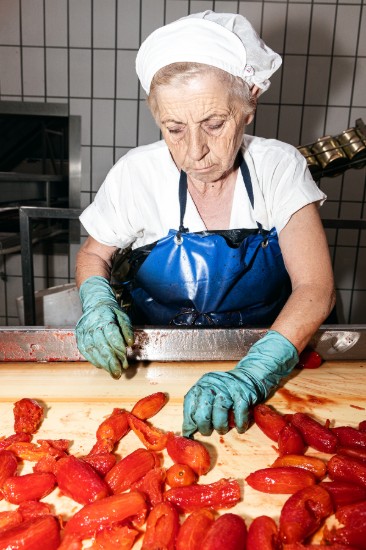 Fileuri de rosii San Marzano PDO Tomatoes din zona Agro Sarnese-Nocerino, 300 g ℮, Casa Marrazzo, Italia