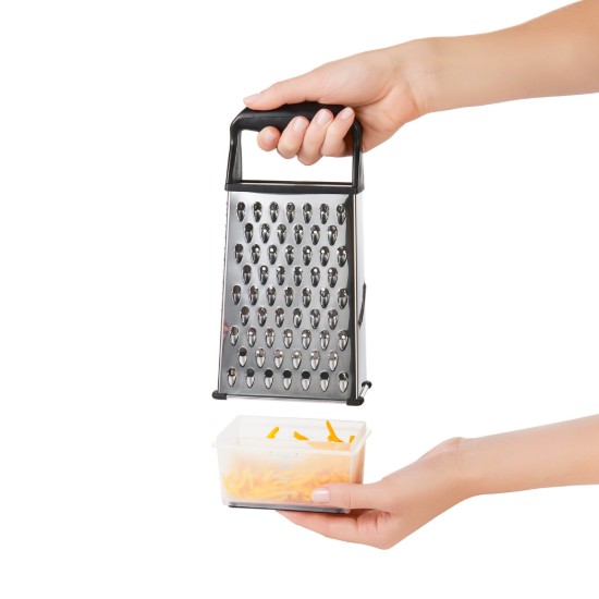 Razatoare multifunctionala, inox, cu recipient colectare, "SoftWorks" - OXO