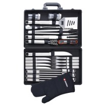 Set 25 piese pentru gratar, inox - Zokura