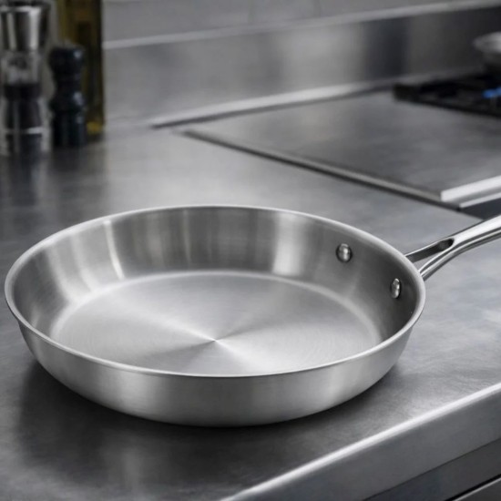 Tigaie inox, 3-Ply, 26cm, "Planet Inox" - Monix