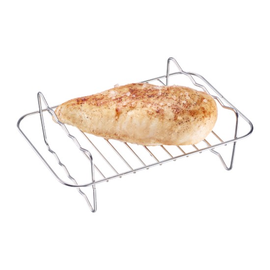 Suport air fryer cu 4 tepuse frigarui, inox - Westmark
