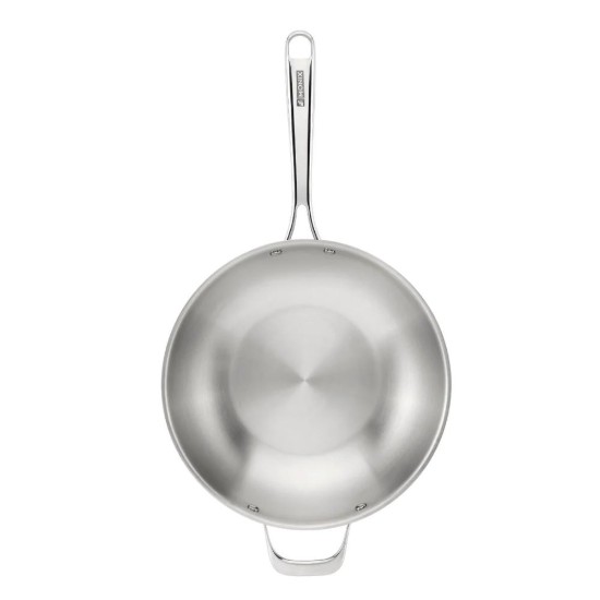 Tigaie wok, 3-Ply, inox, 28cm, "Planet Inox" - Monix