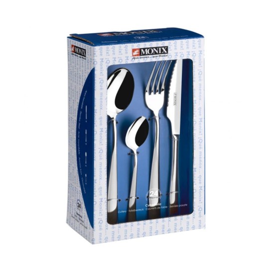 Set tacamuri inox, 24 piese, "Trieste" - Monix