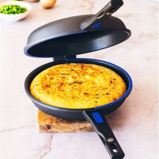Tigaie dubla, aluminiu, 24cm, "Solid+" - Monix