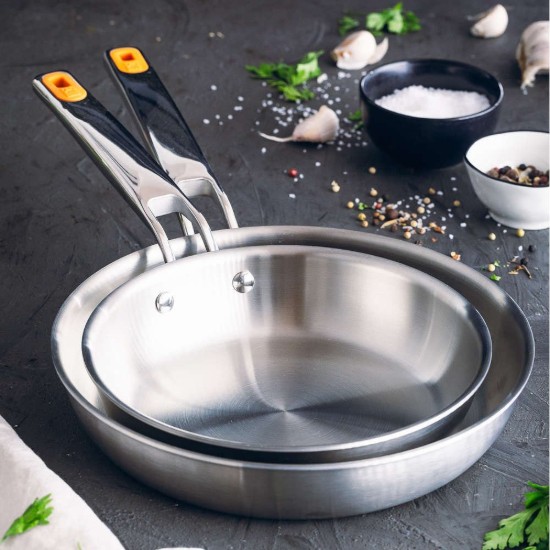 Tigaie inox, 26 cm, "Efficient Inox" - BRA