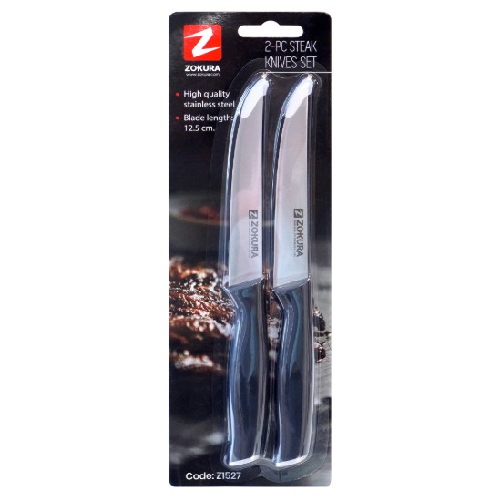 Set 2 cutite friptura, inox, 12,5cm - Zokura