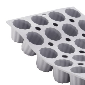 Forma silicon pentru 28 mini-canneles, 30 x 17,5 cm - de Buyer