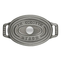 Mini-oala Cocotte, ovala, fonta, 11cm/0,25L, Graphite Grey - Staub