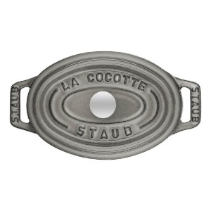 Mini-oala Cocotte, ovala, fonta, 11cm/0,25L, Graphite Grey - Staub