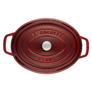 Oala Cocotte ovala, fonta, 29cm/4,2L, Grenadine - Staub