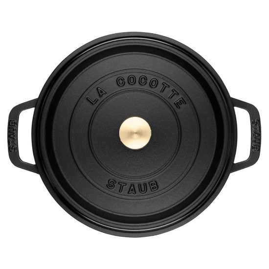 Oala Cocotte fonta, 30cm/8,35L, Black - Staub