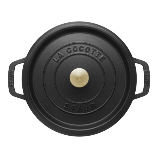 Oala Cocotte fonta, 22cm/2,6L, Black - Staub