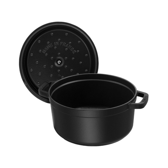 Oala Cocotte fonta, 22cm/2,6L, Black - Staub