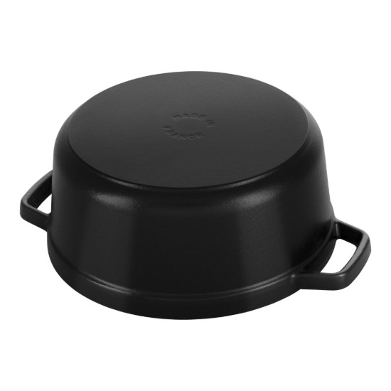 Oala Cocotte fonta, 22cm/2,6L, Black - Staub